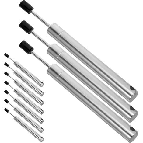 Lot de 10 amortisseurs porte poubelle en acier inoxydable avec (1/5)
