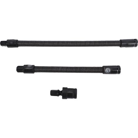 2 pièces rallonge de douille flexible 250 mm 350 mm rallonge de clé 1/2 pouce avec joint universel à 360 degrés pour douilles dynamométriques clés électriques (1/5)