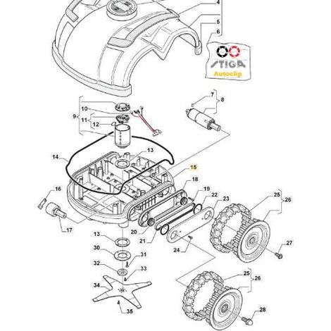 SCOCCA ORIGINALE STIGA - 1126-1056-01
