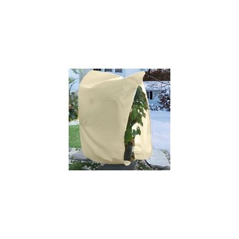 2.4x2M Voile d'Hivernage, Protection Plantes Hiver avec Cordon et Fermeture éclair, Réutilisable Tissu De Protection des Plantes d'hiver de Gel, Givre, Insectes (1/5)
