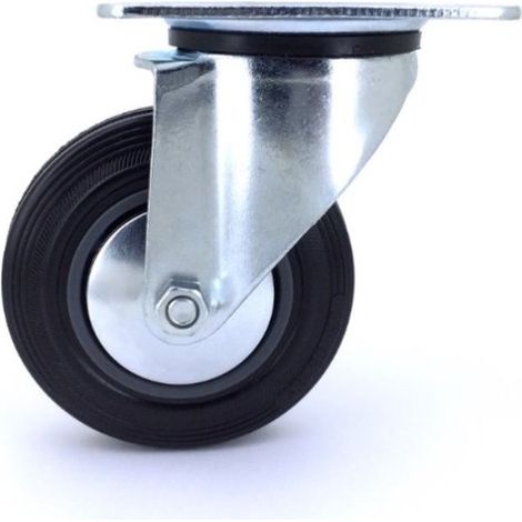 Roulette Gummi S/Plastik D100