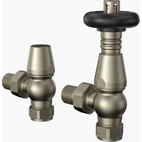 Traditional TRV Radiator Valves – Raw Metal