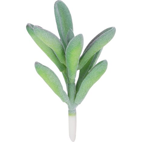 Plante succulente artificielle sans pot, faux plastique pour la décoration intérieure (1/4)