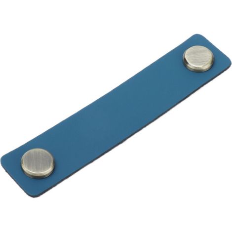 Strapazierfähige Schubladengriffe aus Kunstleder, moderner und eleganter europäischer Stil, blaue Farbe (1/5)