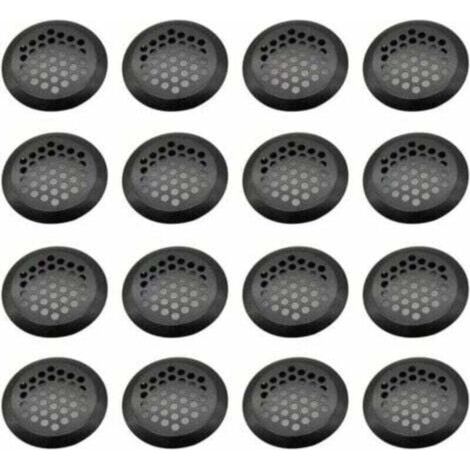Grille Ventilation Inox Ronde, 16 Pièces Maille Trou D'aération, Acier Inoxydable Grille D'aération Trou, Grille D'évacuation Ventilation, pour Armoire Cuisine, Meubles, Armoire à Chaussures(3