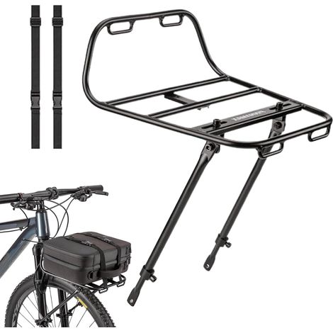 Porte - Vélo pour L' - Porteur De Rangement en Aluminium - avec Sangles (1/5)