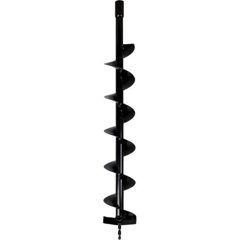 1 Mèche Pour Tarière, Diamètre 100mm, Longueur 80cm, Emmanchement 20mm, Pour Clôtures Et Plantations