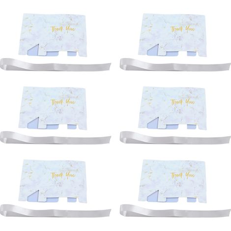 10 Sacs Cadeaux "Merci" Luxe avec Impression Dorure et Motif Marbre pour Mariage et Événements Spéciaux (1/5)