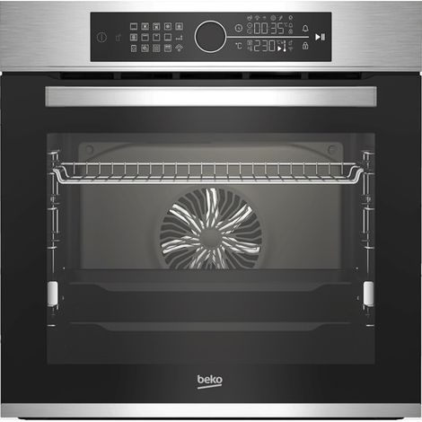 Beko – Four chaleur tournante 72L – AeroPerfect 3D – Nettoyage vapeur SimpleSteam – Écran tactile – SKU BBIM12400XCS