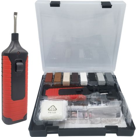 Kit d'outils de réparation pour carrelage en céramique et meubles en porcelaine, kit d'embellissement des rayures pour sols en stock ([Interrupteur de passage] Kit de 8 outils de réparation pour carre (1/5)
