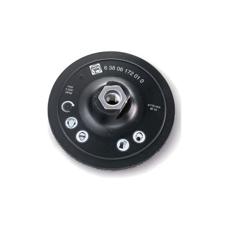 Plateau de ponçage fin Fein pour utilisation avec non-tissé abrasif - 63806184010