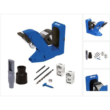 Gabarit de poche pour assemblage bois 12-38mm – Système de serrage Automaxx – Surface anti-dérapante – Compatible avec vis Kreg (1/10)