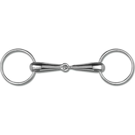 Bocado Waldhausen 2 rings hollow acero inoxidable 14,5 cm
