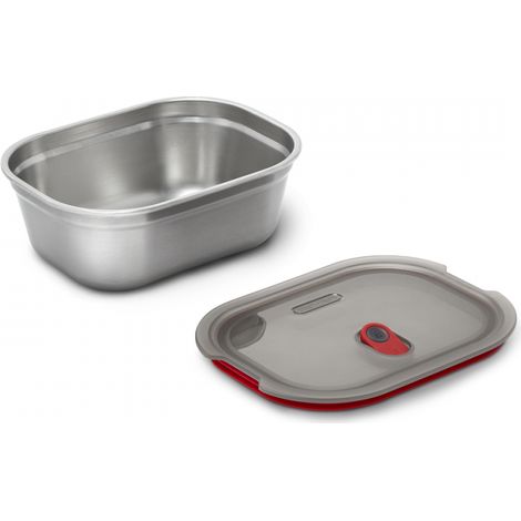 Boîte à lunch/récipient en acier inoxydable S 600 ml / noir + Blum (1/5)
