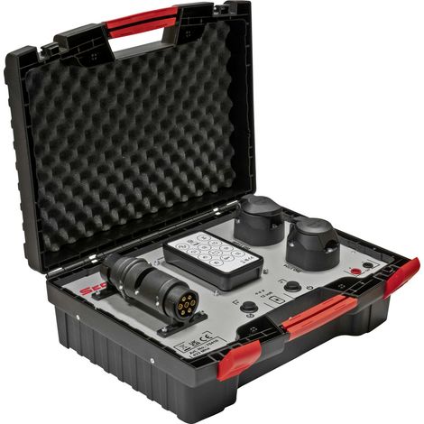 SecoRüt 70410 Wireless Control Case 12 Volt Testkoffer 7 & 13 polig per Funk Funk Anhängerprüfkoffer (1/5)