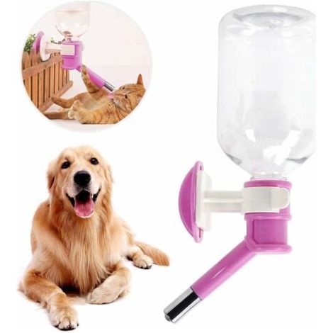 Distributeurs d'eau Chien Chat Bouteille d'eau pour Chien Gourde Chien à Suspendre sur Cage Bouteille d'eau de 500ml (1/5)