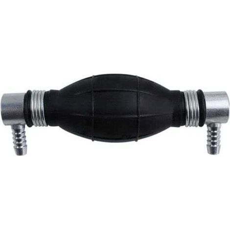 Pompe Poire d'Amorçage pour Système Alimentation Carburant Gasoil Essence Diesel 8mm Coude 90° Universel (1/3)