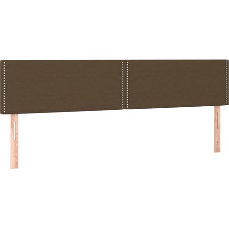 Maison Exclusive - Testiera Marrone Scuro 180x5x78/88 cm in Tessuto