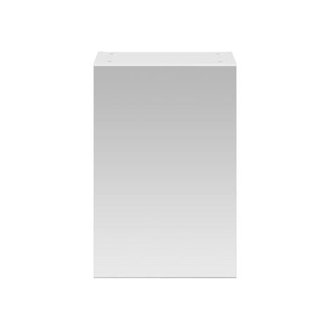 Nuie Athena Gloss White 450mm Single Door Mirror Cabinet - OFF116 (1/5)