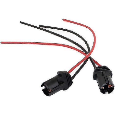 2 douilles pour ampoules de voiture T10 W5W 168 194, compatibles avec les douilles en verre et les connecteurs de douilles pour feux de stationnement QG (1/2)