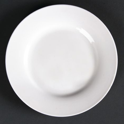 Assiettes Rondes À Bord Large Lumina 150mm (Lot de 6) - Ref CD621 - Olympia (1/4)