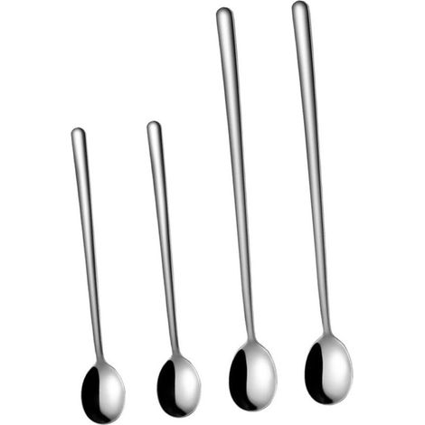 Cabilock 4-teiliges Set silberner Edelstahl-Eiskugeln (1/5)