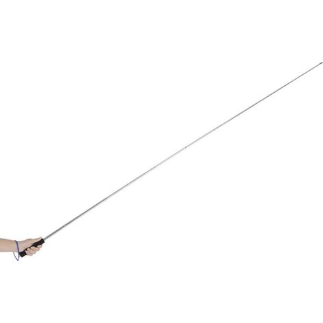 Poteau telescopique métal extensible 79" [Banner/Flags/Handheld] portable compact qualité professionnel intérieur emploi sécurité décontractée (1/5)