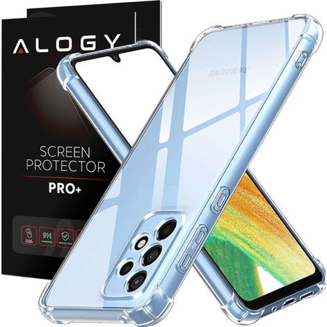 Coque antichoc Alogy pour Samsung Galaxy A73 / A73 5G Transparente + Verre (1/5)