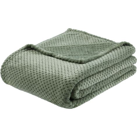 Mömax Kuscheldecke Lars Grün ca. 140x180cm (1/3)