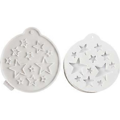 Moule en silicone multifonctionnel pour loisirs créatifs, moules ronds complexes pour décorations de Noël, idéal pour les projets et les petites entreprises (S0136) (1/5)