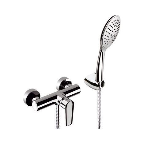 Rubinetto esterno doccia con leva frontale e kit doccia serie vanity (1/3)