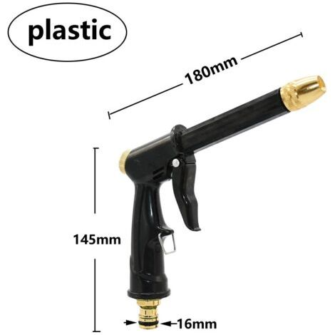 Pistolet à eau haute pression pour le lavage de jardin, tuyau d'arrosage, buse d'arrosage, kits d'outils de lavage et de nettoyage de voiture, pistolets de lavage de voiture-AquaForge (1/5)