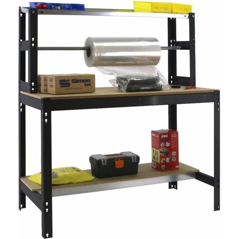 Mesa de Trabajo SIMONWORK BT 4 1200 antracita/madera