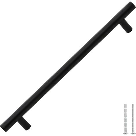 Möbelgriffe 5 Stk. Schwarz 192 mm Edelstahl vidaXL (1/4)