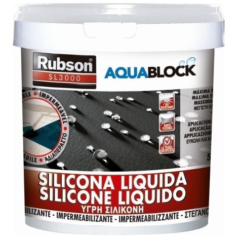 Silicona Liquida Aquablock 25 Kg Blanco