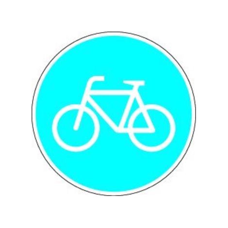 VKZ.237 Ronde 600mm Sonderweg Radfahrer RAL-Gütezeichen Folie RA2 (1/2)