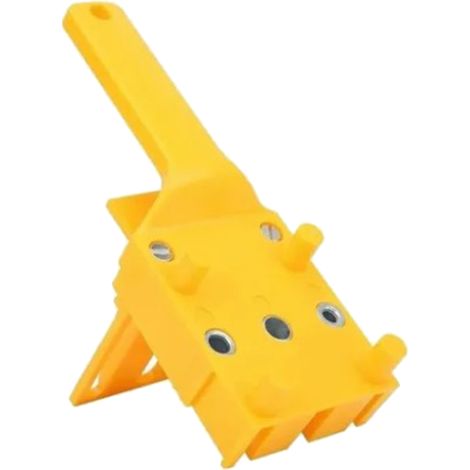 Perceuse à bois jaune robuste, poinçon de perçage anti-usure stable, guide-foret pour menuiserie précise (1/5)