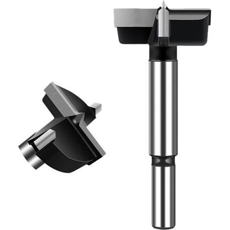 Forstnerbohrer, 40 mm gefräster Hartmetall-Holzbohrer, Lochsägen für die Holzbearbeitung, zum Bohren von Löchern, zum Zusammenbauen von Holzkugeltüren, Schubladen und Kunststoffteilen (1/5)