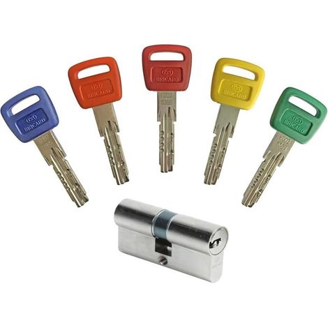 Cylindre de Securite Bricard Olympia Profil Europeen 10 Goupilles Haute Securite Toutes Dimensions Taille - 40x50mm (1/5)