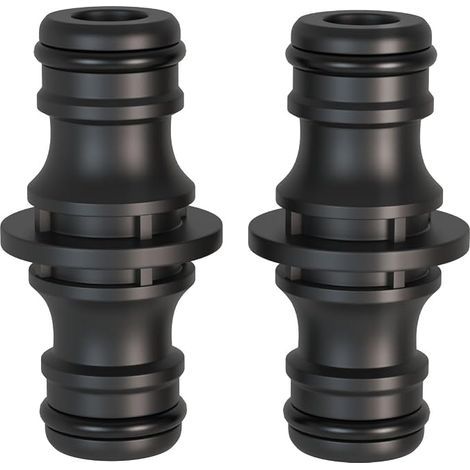 Fitting, 1/2 inch double plug Connecting piece for connection of pipes, connection of two pipes for extension