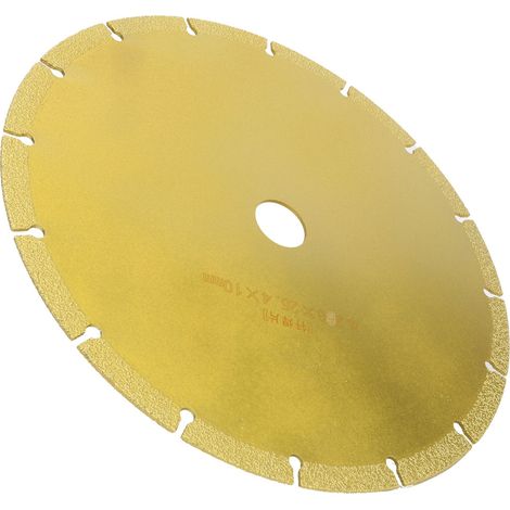 Disque de meulage segmenté diamanté pour brasage de scie circulaire, 250 x 25,4 x 10 mm (1/5)