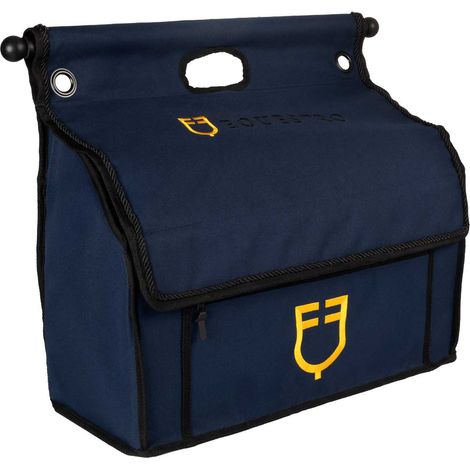 EQUESTRO Borsa da grooming con barra BLU CAVALLO (1/4)