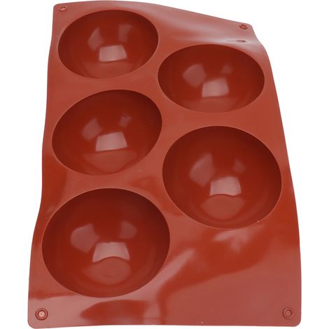 Moule en Silicone 3D Hémisphère pour Chocolat, Pâtisserie, Donuts et Gâteaux (1/5)