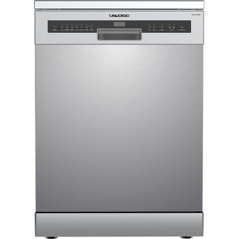 Lavastoviglie SanGiorgio Capacità 14 Coperti Classe C Colore Inox SDW14CFBX