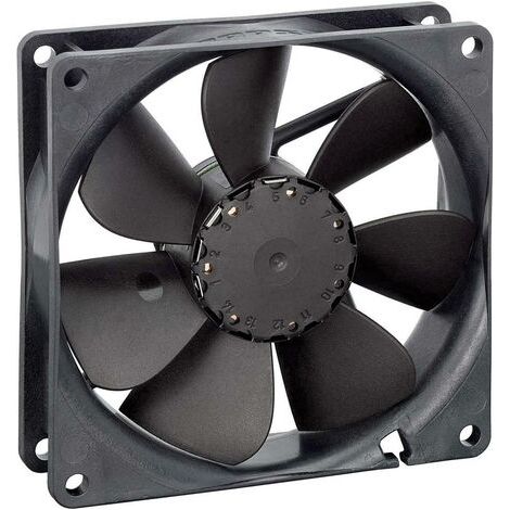 Ventilateur axial EBM Papst 3412 N 9292506324 12 V/DC 82 m³/h (L x l x H) 92 x 92 x 25.4 mm 1 pc(s) (1/3)