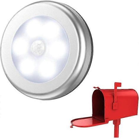 Lampe LED à détecteur de mouvement compatible avec les armoires, veilleuse LED à détecteur de mouvement, lampe LED à détecteur de mouvement pour boîte aux lettres (1/5)