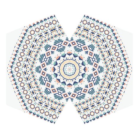 Couvre-visage de mode réutilisable - Tribal aztèque (adulte)- Vendu par 1 (1/3)