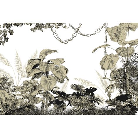 Papier peint panoramique - Plantes Tropicales - 130 cm x 87 cm (1/2)
