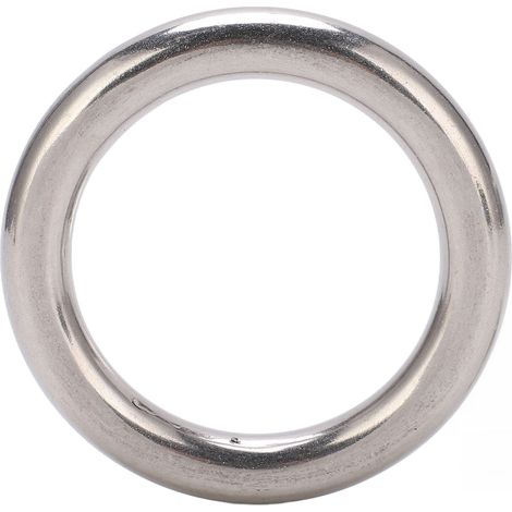 Joint torique soudé en acier inoxydable, anneau rond soudé pour hamacs et sacs de plongée et de navigation, 10 x 50 mm