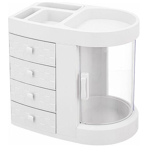 Maquillage Organisateur Boîte, Plastique Maquillage Tiroirs Organisateur Boîte Bijoux Boîte De Rangement Cosmétique Organisateur Boîte pour Chambre Salle De Bains Bureau (1/5)